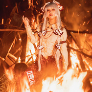 みけ氏@tematemaririri 藤原妹紅／撮影：ミナケン@midouken1