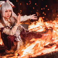 みけ氏@tematemaririri 藤原妹紅／撮影：ミナケン@midouken1