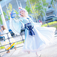 みけ氏@tematemaririri 西行寺幽々子／撮影：乃木章@Osefly