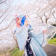 みけ氏@tematemaririri 西行寺幽々子／撮影：寒黙@nigellizhe