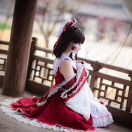 吉乃かこ@KKyoshino_yuur 博麗霊夢／撮影：Jon@Jon1569