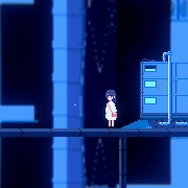 水に沈んだ都市、波をかき分けて走る電車 『アンリアルライフ』で描かれる青く不気味で不安定なドット絵の世界に浸る【プレイレポ】