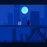 水に沈んだ都市、波をかき分けて走る電車 『アンリアルライフ』で描かれる青く不気味で不安定なドット絵の世界に浸る【プレイレポ】