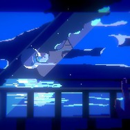 水に沈んだ都市、波をかき分けて走る電車 『アンリアルライフ』で描かれる青く不気味で不安定なドット絵の世界に浸る【プレイレポ】