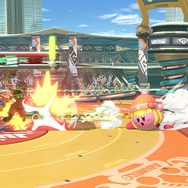 『スマブラSP』カービィが伸ばすのは、腕じゃなくて髪!? ミェンミェンを吸い込んで“中華カワイイ”姿を激写！