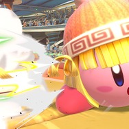 『スマブラSP』カービィが伸ばすのは、腕じゃなくて髪!? ミェンミェンを吸い込んで“中華カワイイ”姿を激写！