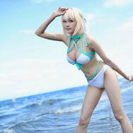 『Fate/Grand Order』水着沖田総司／撮影：やぎ（@yagi_photo33）