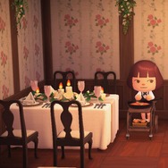 『あつまれどうぶつの森』心が落ち着くシックな雰囲気の「高級レストラン」を作ってみた！特別なひとときを求めて島民たちが続々来店
