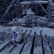 『モンハン：アイスボーン』新ベリオロス装備を纏ったオトモはまさに白騎士！サラッサラな長髪、優雅？な佇まいをビューモードで追いかけた