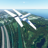 圧倒的巨大感…!『Microsoft Flight Simulator』で台風8号を観察してみた