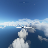 圧倒的巨大感…!『Microsoft Flight Simulator』で台風8号を観察してみた