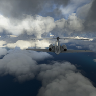 圧倒的巨大感…!『Microsoft Flight Simulator』で台風8号を観察してみた