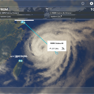 圧倒的巨大感…!『Microsoft Flight Simulator』で台風8号を観察してみた