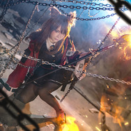 『アークナイツ』スカイフレア／モデル：箱ネコ、撮影：乃木章、レタッチ：冥音