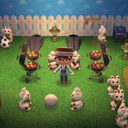 『あつまれ どうぶつの森』まねきねこ好きにはたまらない？バーベキュー&秘密基地ごっこ、ヤンチャな猫たちは今日も大忙し