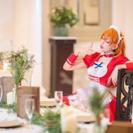 『新世紀エヴァンゲリオン』惣流・アスカ・ラングレー（メイドver.）／モデル：KAPI、撮影：乃木章