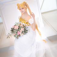 『美少女戦士セーラームーン』プリンセス・セレニティ/モデル:KAPI、撮影:乃木章