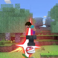『スマブラSP』お馴染みのブロック設置からクラフトまで!? スティーブたちマイクラファイターの各種行動をチェック！