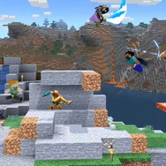 『スマブラSP』お馴染みのブロック設置からクラフトまで!? スティーブたちマイクラファイターの各種行動をチェック！