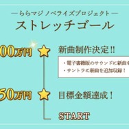 『ららマジ』ノベル版クラファンにサントラコース他追加―ストレッチゴールは発表後1時間半で達成