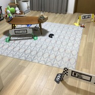 【吉田輝和の絵日記】猫ちゃんの様子も見守れる！現実とゲームが融合した『マリオカート ライブ ホームサーキット』