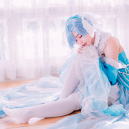 『Re:ゼロから始める異世界生活』レム/モデル:夏(Twitter:@AgoAgo_25)、撮影:乃木章