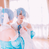 『Re:ゼロから始める異世界生活』レム/モデル:夏(Twitter:@AgoAgo_25)、撮影:乃木章