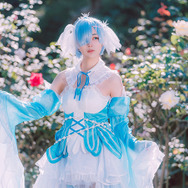 『Re:ゼロから始める異世界生活』レム/モデル:夏(Twitter:@AgoAgo_25)、撮影:乃木章