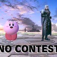 『スマブラSP』セフィロスを吸い込んだカービィは“かわイケメン”!? 3段階のフレアを使いこなし、後ろ髪もなびく！ 丸いのに鋭角的な姿を激写