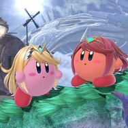 『スマブラSP』ひと粒で二度おいしいカービィ「ホムラ/ヒカリ」のコピー姿を見よ！美少女×可愛い＝まんまるブレイド爆誕