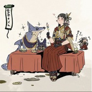 『モンハンライズ』頬張るヒノエは満面の笑み、ガルクとアイルーは羨望の眼差し……恐るべし“うさ団子”の魅力! 公式Twitterの記念イラストが和みの極み