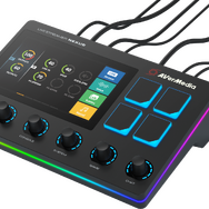 AVerMedia、配信者向けタッチパネル搭載コントロールセンター「AX310」と高音質ダイナミック型マイク「AM330」を5月25日に発売