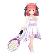 『五等分の花嫁∬』×『白猫テニス』コラボ(C)春場ねぎ・講談社/「五等分の花嫁∬」製作委員会(C)COLOPL, Inc.