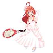 『五等分の花嫁∬』×『白猫テニス』コラボ(C)春場ねぎ・講談社/「五等分の花嫁∬」製作委員会(C)COLOPL, Inc.