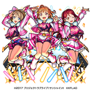 ラブライブ!サンシャイン!!　桜内梨子　タペストリー　モンストコラボ 235965.png