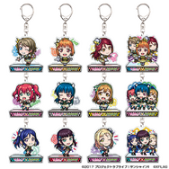 「ラブライブ！サンシャイン!!×モンスト」アクリルキーホルダーコレクションKU-RU-KU-RU Cruller!（C）2017 プロジェクトラブライブ！サンシャイン!!（C）XFLAG