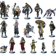 『モンハンライズ』「カムラの里」の日常がミニキャンバスに！ほのぼのとした毎日に癒されそうー飾りやすいアクリルスタンドも同日発売