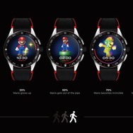 タグ・ホイヤー「スーパーマリオ」コラボ腕時計を世界限定2,000本発売―GoogleのWear OS内蔵でマリオが盤面でアクティブに動く