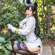 『アズールレーン』愛宕／モデル：花宮いのり（@inori_0118）、撮影：乃木章（@Osefly）