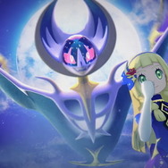 @ポケモン@　リーリエ　&　ルナアーラ　落下　クリアファイル 全力リーリエ 当選品 特製クリアファイル（リーリエ＆ソルガレオ