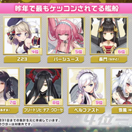 『アズールレーン』昨年で最もケッコンされている艦船は？ 3位ニュージャージー、2位綾波、1位は…