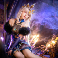 『ラングリッサー モバイル 中国版』リコリス（方舟の聖女）／モデル：六二二、撮影：叶玄XO