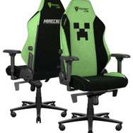 ゲームプレイはクリーパーに包まれて……『マインクラフト』のゲーミングチェア登場！