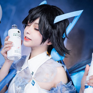 モバイル向け中国風武侠系RPG『天地劫』×外星人電解質コラボ：鹿昭依／モデル：六二二、撮影：网管菌