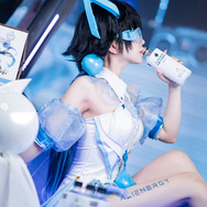 モバイル向け中国風武侠系RPG『天地劫』×外星人電解質コラボ：鹿昭依／モデル：六二二、撮影：网管菌