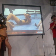 【TGS2009】謎の仮面をかぶった女戦士が登場!アクワイア『剣闘士』スペシャルステージ