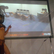 【TGS2009】謎の仮面をかぶった女戦士が登場!アクワイア『剣闘士』スペシャルステージ