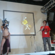 【TGS2009】謎の仮面をかぶった女戦士が登場!アクワイア『剣闘士』スペシャルステージ