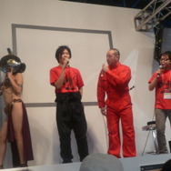 【TGS2009】謎の仮面をかぶった女戦士が登場!アクワイア『剣闘士』スペシャルステージ