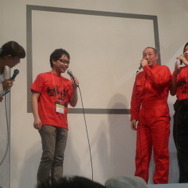 【TGS2009】謎の仮面をかぶった女戦士が登場!アクワイア『剣闘士』スペシャルステージ